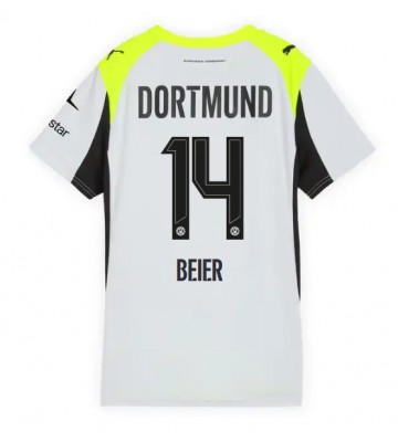 Lacne Ženy Futbalové dres Borussia Dortmund Maximilian Beier #14 2025-26 Krátky Rukáv - Preč